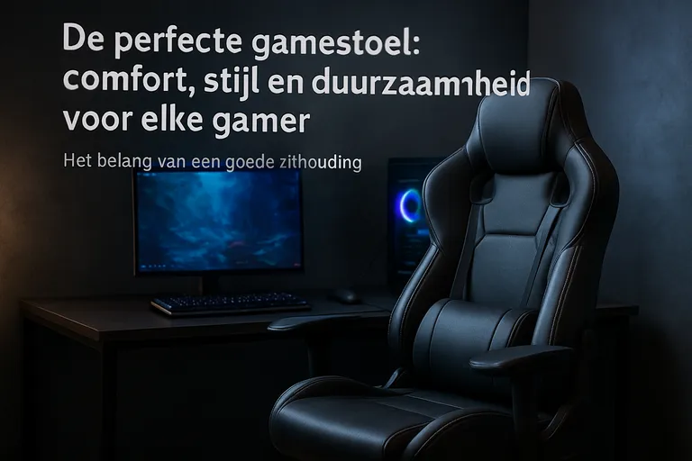 De perfecte gamestoel: comfort, stijl en duurzaamheid voor elke gamer